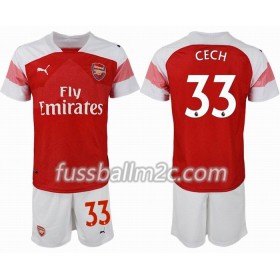 Fußballtrikots Arsenal CECH 33 Kinder Heim Trikotsatz 2018-2019